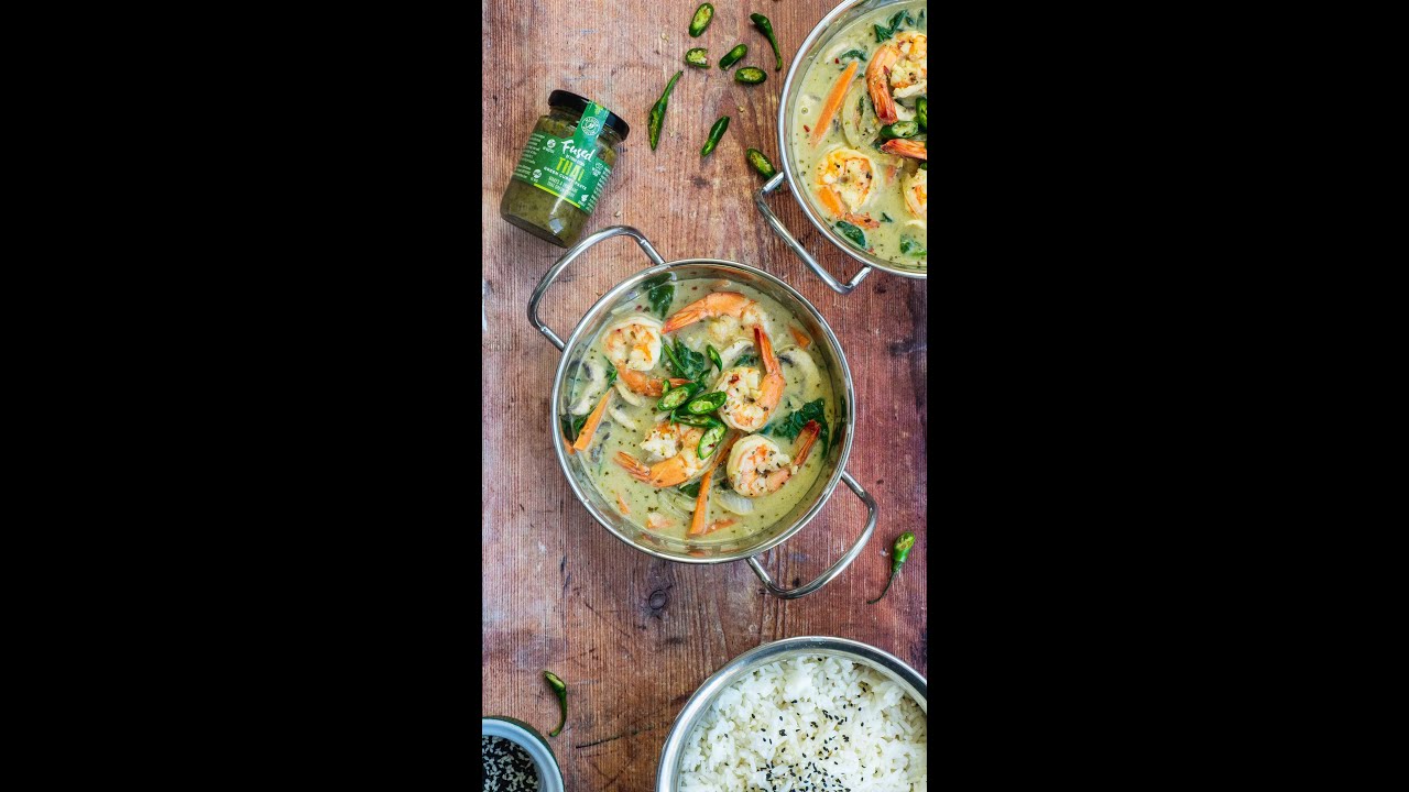 Thai Prawn Green Curry | Fused By Fiona Uyema