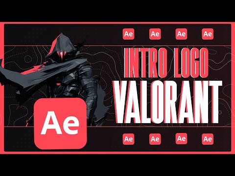 Hướng Dẫn Làm Intro Logo Style VALORANT | After Effect | Quạ HD