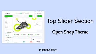 Top Slider Section - Open Shop Theme