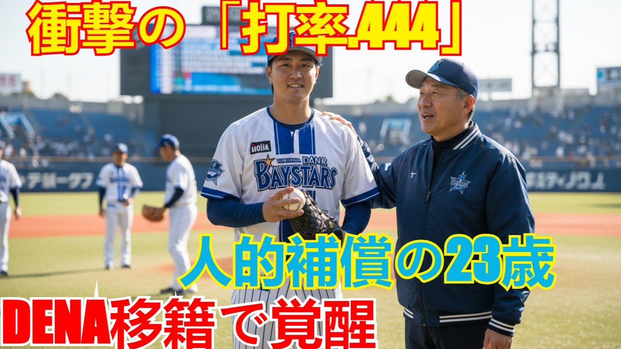 DeNA移籍が運命を変えた！人的補償で来た23歳が語る
