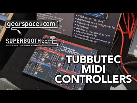 Tubbutec MIDI Controllers - Gearspace @ Superbooth 2025