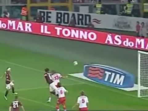 ROLANDO BIANCHI TUTTI I GOL FATTI CON IL TORINO FC DI TESTA DI ROVESCIATA CON IL PALLONETTO!