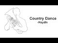 Country dance  franz joseph haydn  thomas gusewelle euphonium