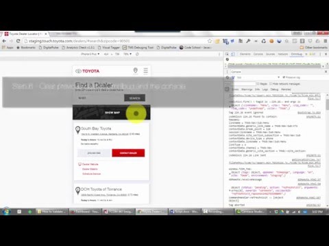 How to Validate Adobe Omniture Calls For Dealer Call