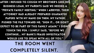 My Parents Tried to Force Me to Cosign My Brother's $300,000 Loan—Then I Mentioned the Fraud...