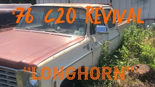 1976 Chevy C20 Squarebody Revival Episode 1 + The big announcement!!