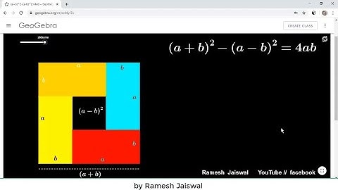 Algebra pyramid GeoGebra by Ramesh Jaiswal - Live via OneStream Live #onestreamlive
