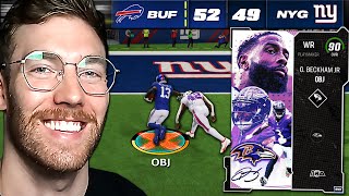 The Fastest WR In The Game! 91 Speed OBJ...