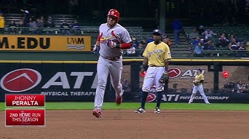 STL@MIL: Peralta sends a solo shot to left field