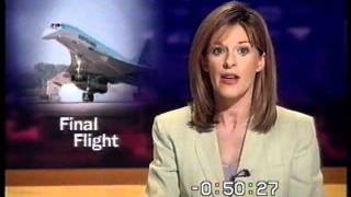 News clips of last Air France Concorde flight 31 May 2003