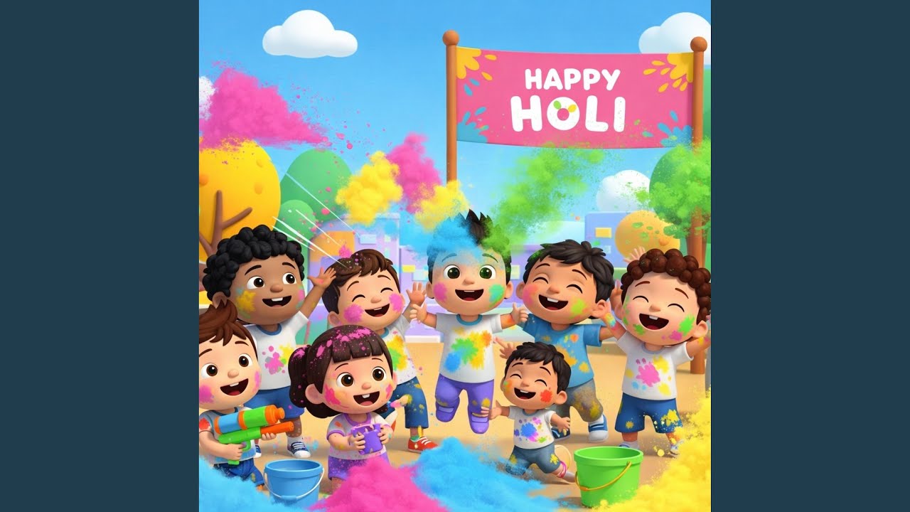 Happy Holi (Nursery Rhymes) | Holi Song