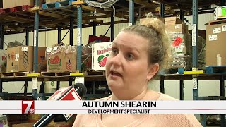 Grocery store shelves clearing due to virus fears, how does this impact local hunger crisis?