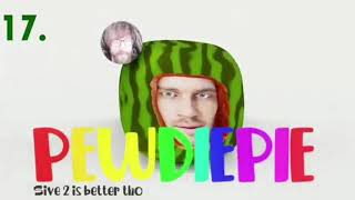 Pewdiepie Cocomelon intro Compilation Part 2 ( Reversed )