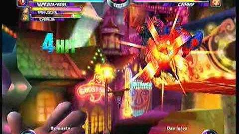 MvC2 Online (360): Brett (Cha/Spid/Psy) vs Das igloo (Ken/Aku/Cam) 21 .:11.18.09:.