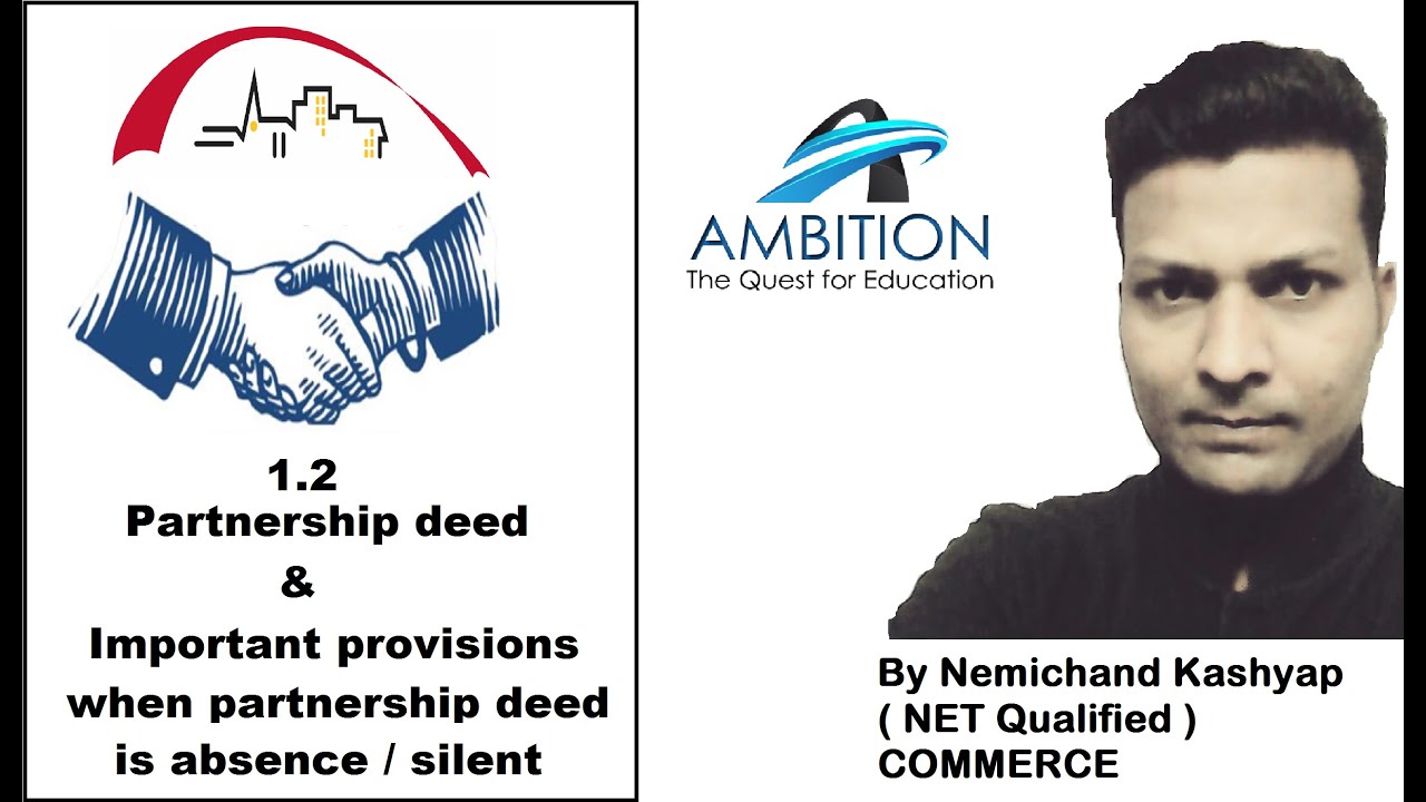 Partnership Deed Absence And Silence Hindi English With Q Ans