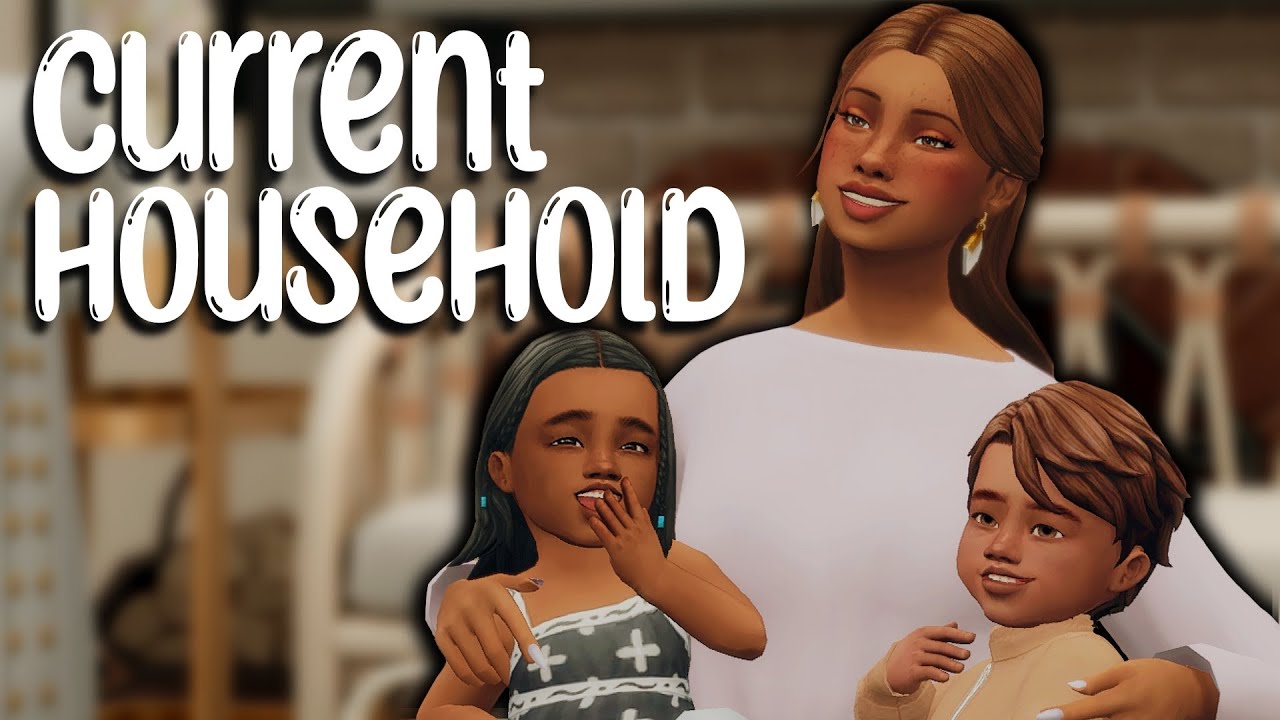 My COZY (but MESSY) Comfort Family 💓 | The Sims 4 Current Household ...