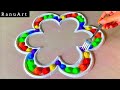 Easy rangoli designsimple rangoli designinnovative rangolitraditional rangoli artranuart