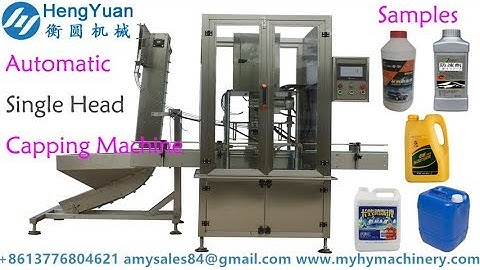 Automatic high pass rate single head fetching lid capping machine jerry can capping machine