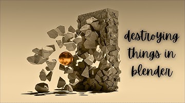 how to destroy any object in blender