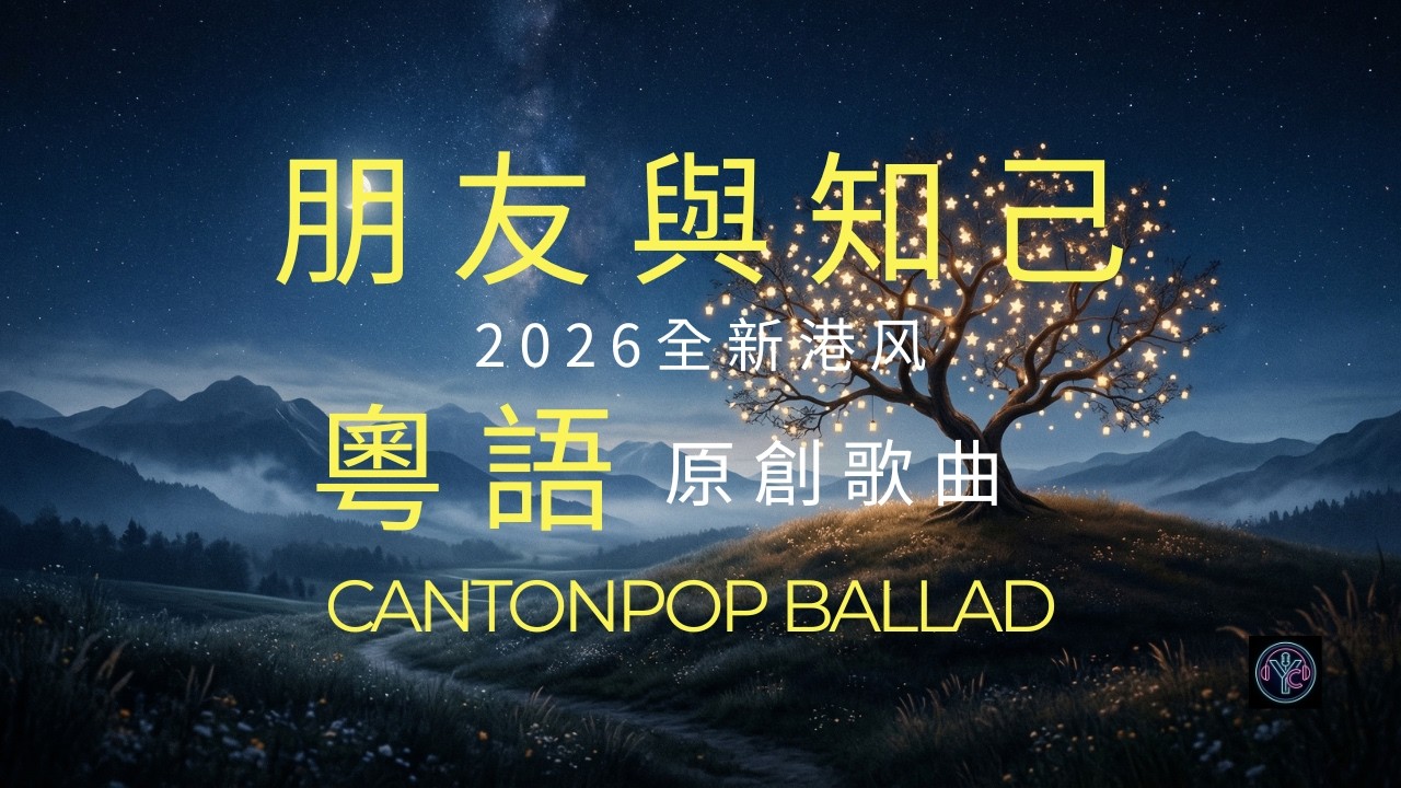 在人海中，總有一個真正知己｜《天際繁星》粵語原創歌曲 ｜Cantonese Friendship Ballad （女声）