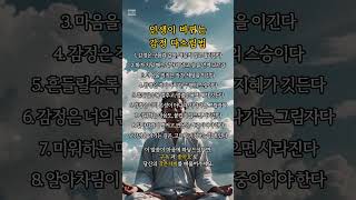 인생이 바뀌는 마음다스림법