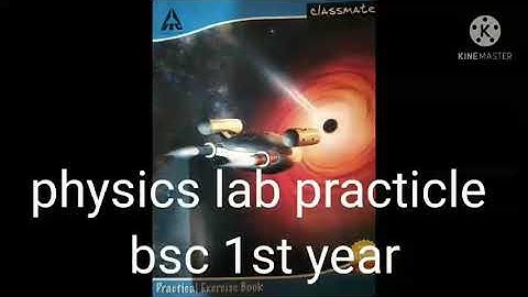 physics practical lab BSc 1st year