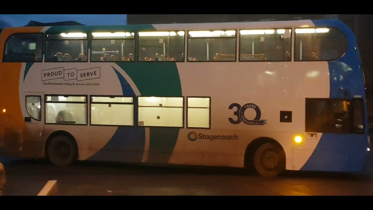 Here is the new livery stagecoach bus 19081 in Aldershot with the 30 ...
