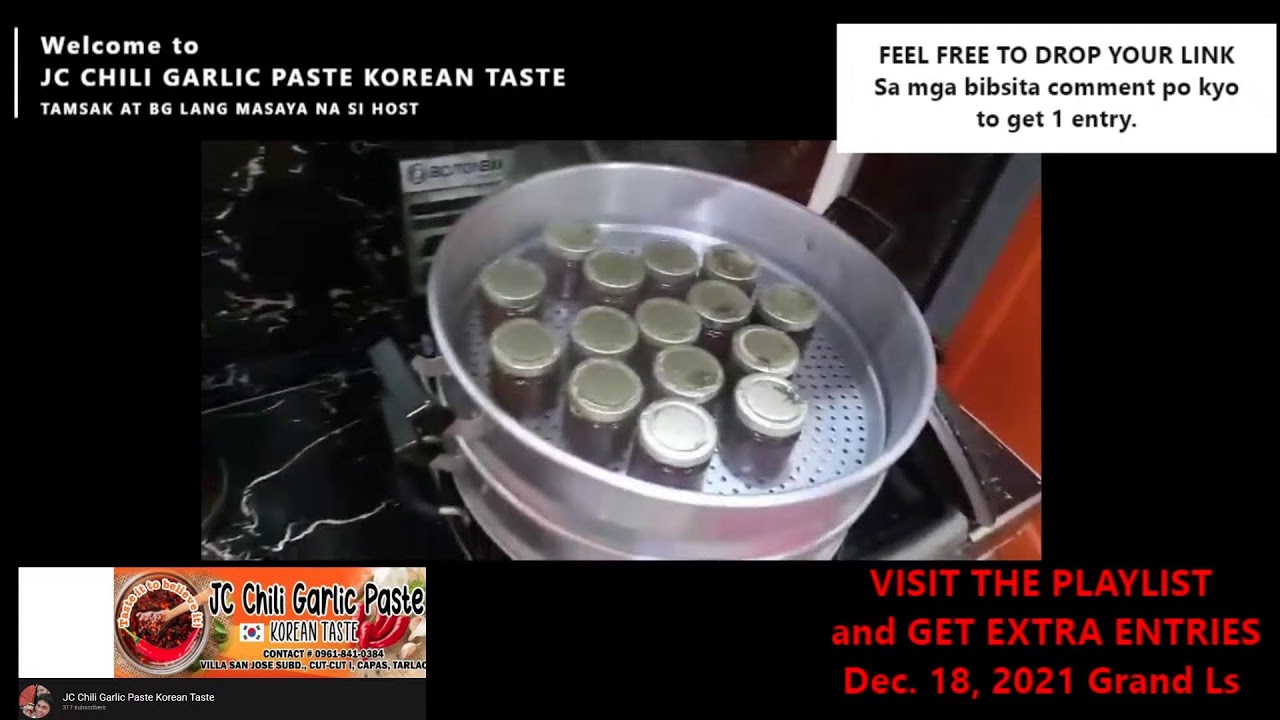 JC Chili Garlic Paste Korean Taste FLEX UR CHANNEL HERE AND GET ENTRIES. JUST VISIT THE PLAYLISTS