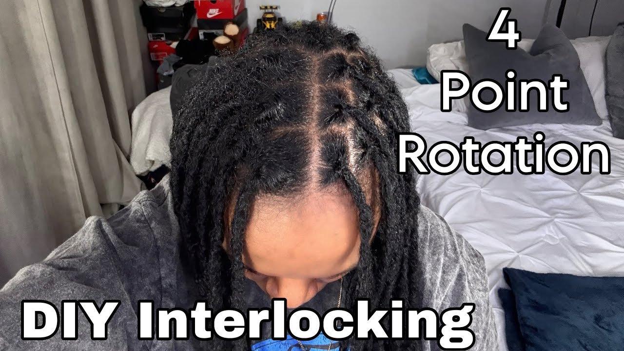 DIY INTERLOCKING | 4 POINT ROTATION - YouTube