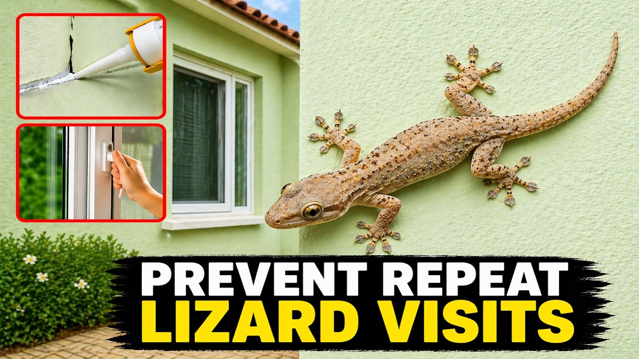 How to Permanently Stop Lizards From Entering Your Home⚡
