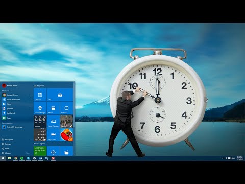 Как поставить время и дату в Windows 10?