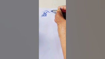Shaurya in calligraphy style 😎 #calligraphymasters #shorts