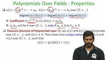 lec67 Polynomials Over Fields and Properties