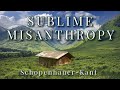 Kant S Sublime Misanthropy Ref Schopenhauer
