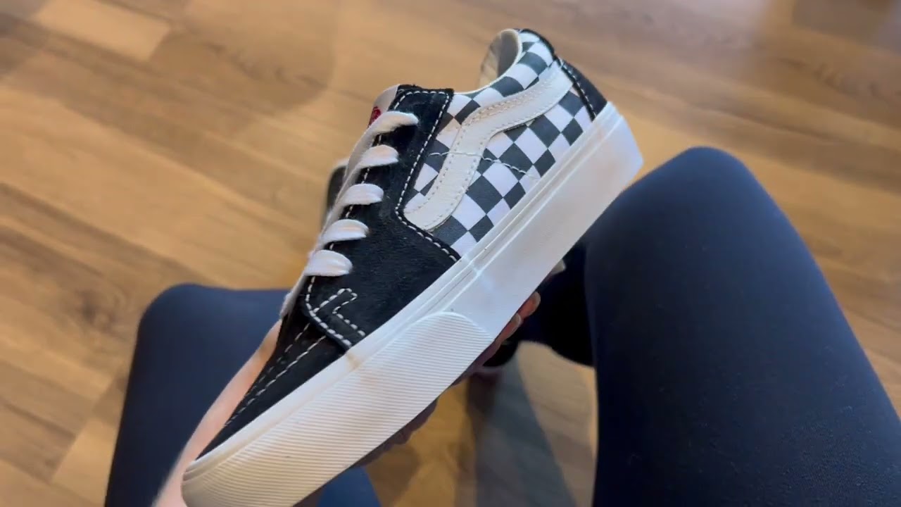 VANS SK8 LOW BLACK CHECKERBOARD