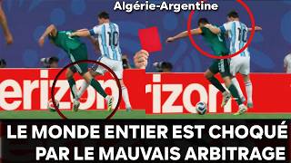 Algérie-Argentine  Le monde entier est choqué par les erreurs flagrantes de l’arbitre et Messi