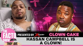 Troy Ave Gives A Clown Cake award for Thighsan Campbell