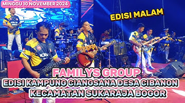 Suasana Malam Hari FAMILYS GROUP Menghibur Warga Kampung Ciangsana Desa Cibanon Sukaraja Bogor