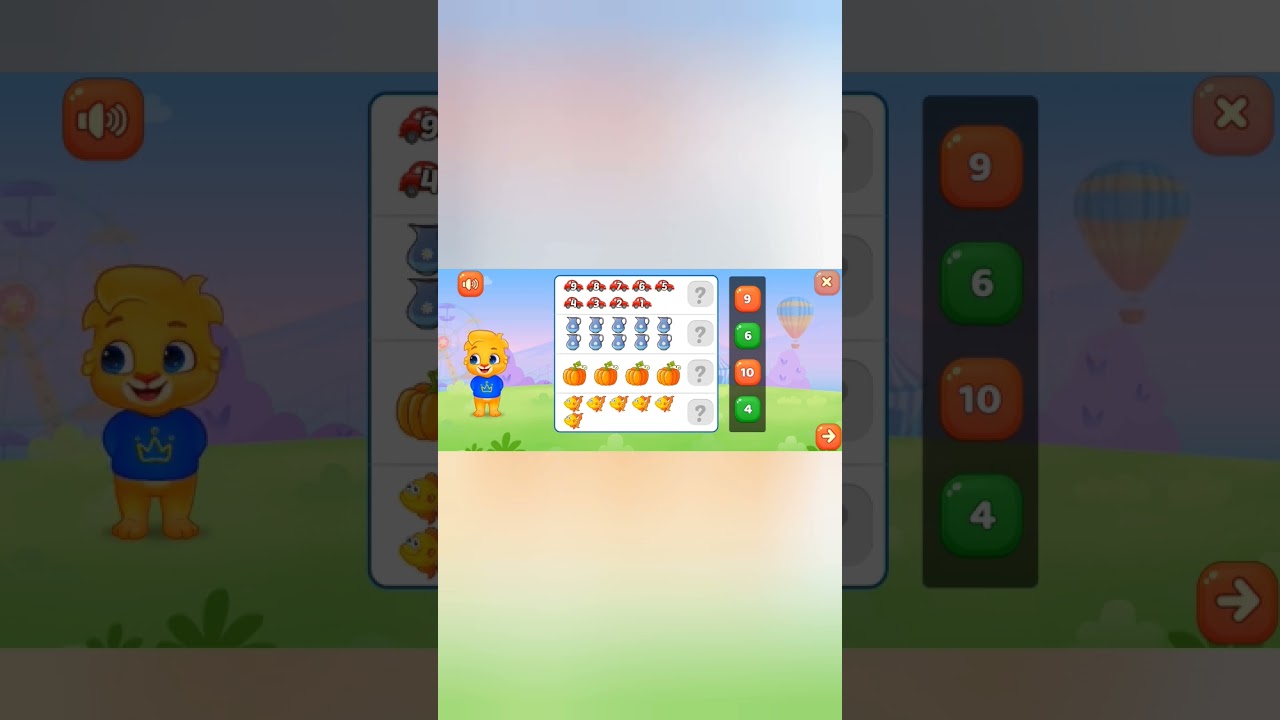 Jogo Divertido - CONTE OS NÚMEROS 