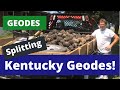 Geode Crackin’ March 2020. Let’s pop open these Kentucky Geodes!