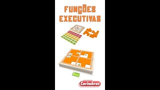 Funções Executivas - Jogo Educativo de Raciocínio em Madeira