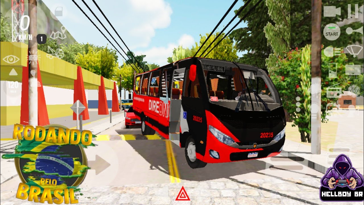 Novo Jogo de Ônibus Brasileiro para PC e Android - Rodando o