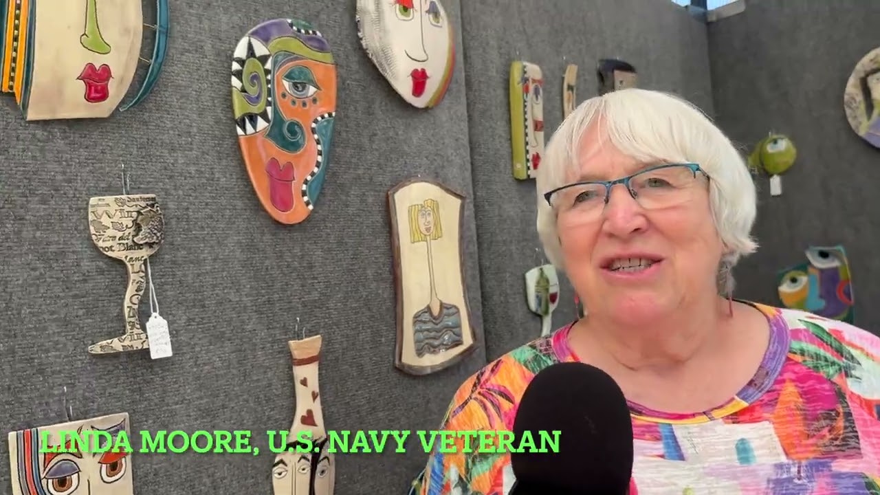 Linda Moore, U S  Navy Veteran  and Ceramic Artist