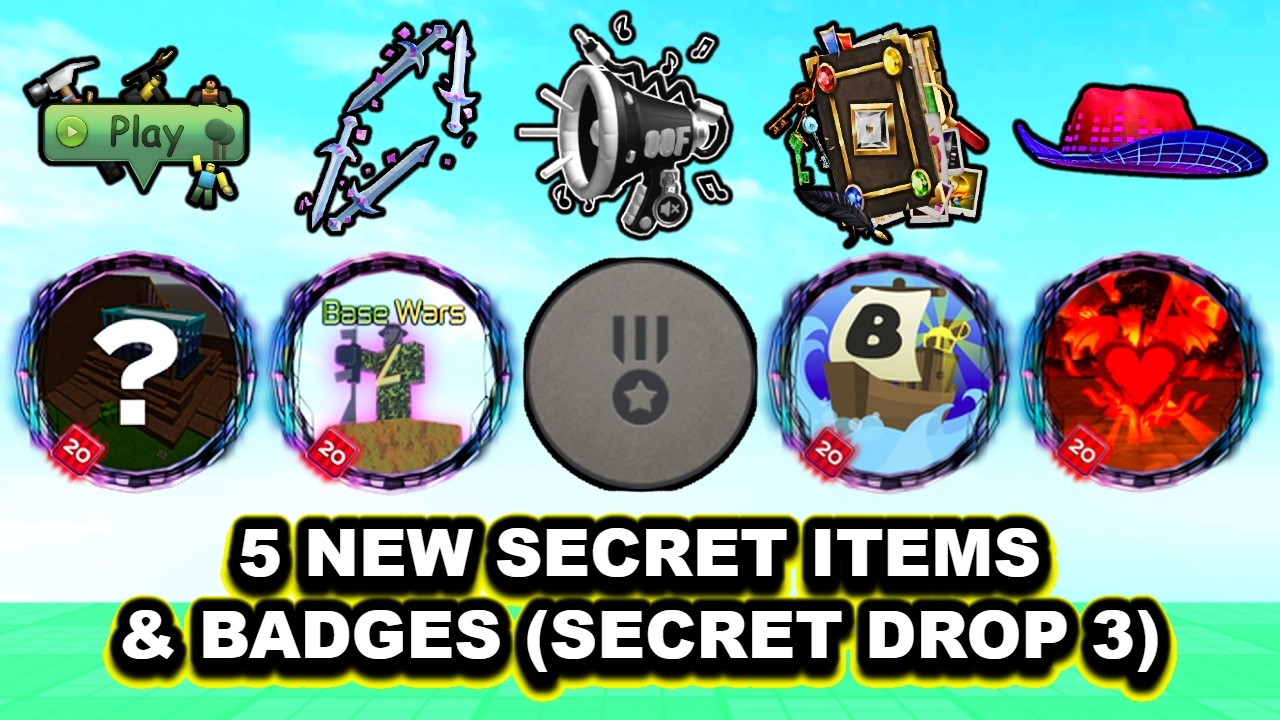 How To GET ALL 5 NEW SECRET ITEMS & BADGES | The Hunt: Roblox 20 [EVENT]