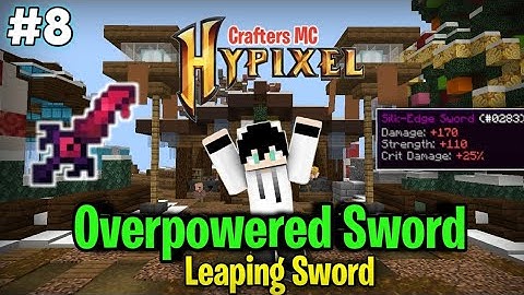 #8 I Made Leaping Sword In Crafters MC Skyblock