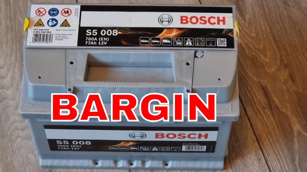 Batterie Bosch S5008 12v 77ah 780A 0092S50080 L3D