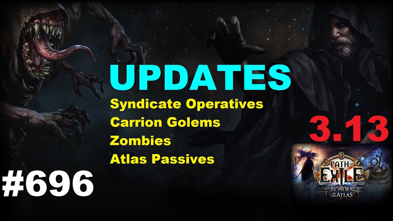 [Path of Exile] Update For Syndicate Operative, Carrion Golem, Zombies ...