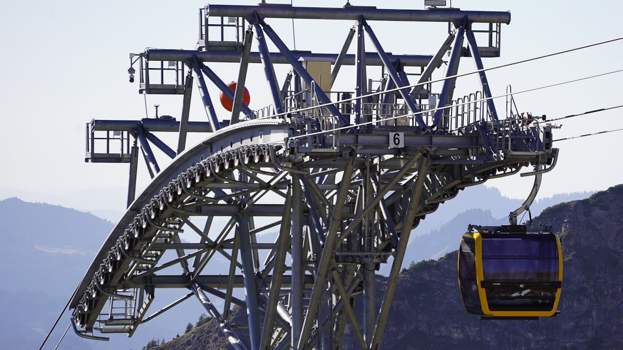 Nebelhornbahn cable car Höfatsblick - Oberstdorf (Germany)