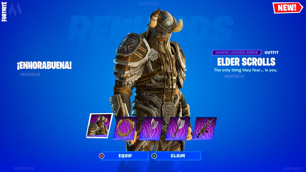 Como CONSEGUIR NUEVA SKIN "ELDER SCROLLS" y TODOS sus COSMÉTICOS en