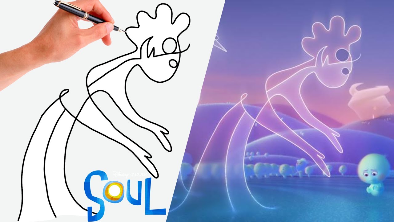 Cómo dibujar a COUNSELOR JERRY A De SOUL | DIBUJO SUPER FÁCIL DE DISNEY ...